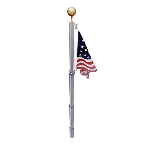 telescoping flag pole home depot